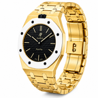 Premium Golden Strap & Case for Swatch Royal Pop