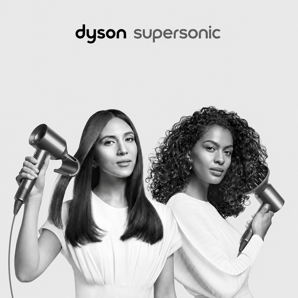 Dyson Supersonic™ Hair Dryer + Comb & Brush – Black/Nickel (Gift Edition)
