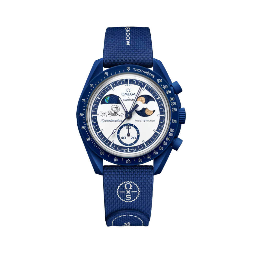 OMEGA x Swatch MoonSwatch Mission to Earthphase Moonshine Snoopy Gold Watch