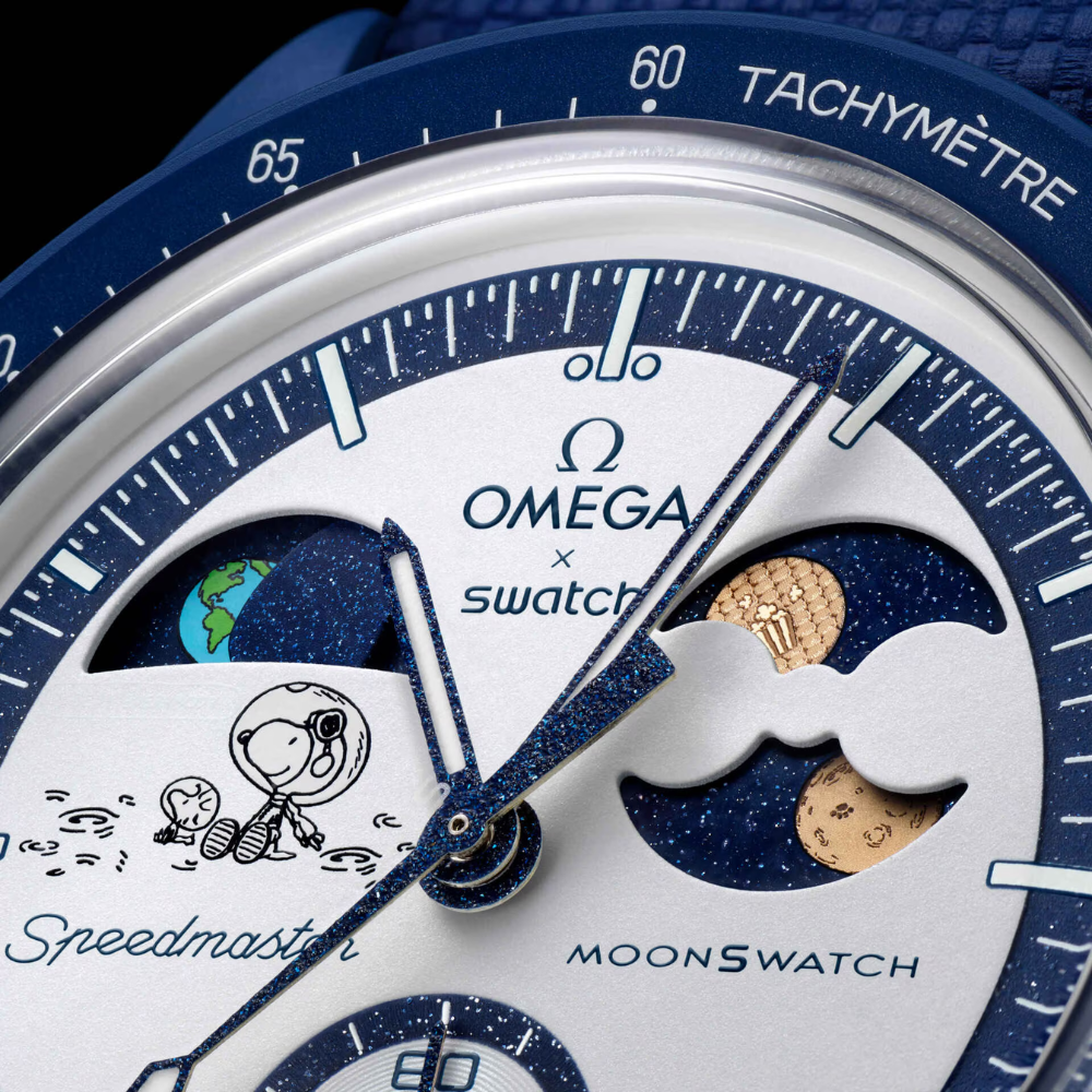 OMEGA x Swatch MoonSwatch Mission to Earthphase Moonshine Snoopy Gold Watch