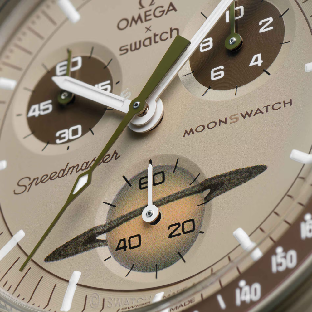 OMEGA x Swatch MoonSwatch Mission to Saturn Chronograph Watch