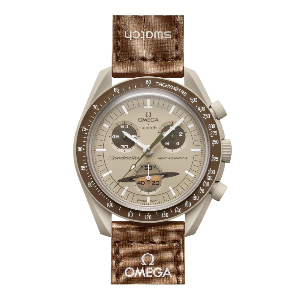 OMEGA x Swatch MoonSwatch Mission to Saturn Chronograph Watch