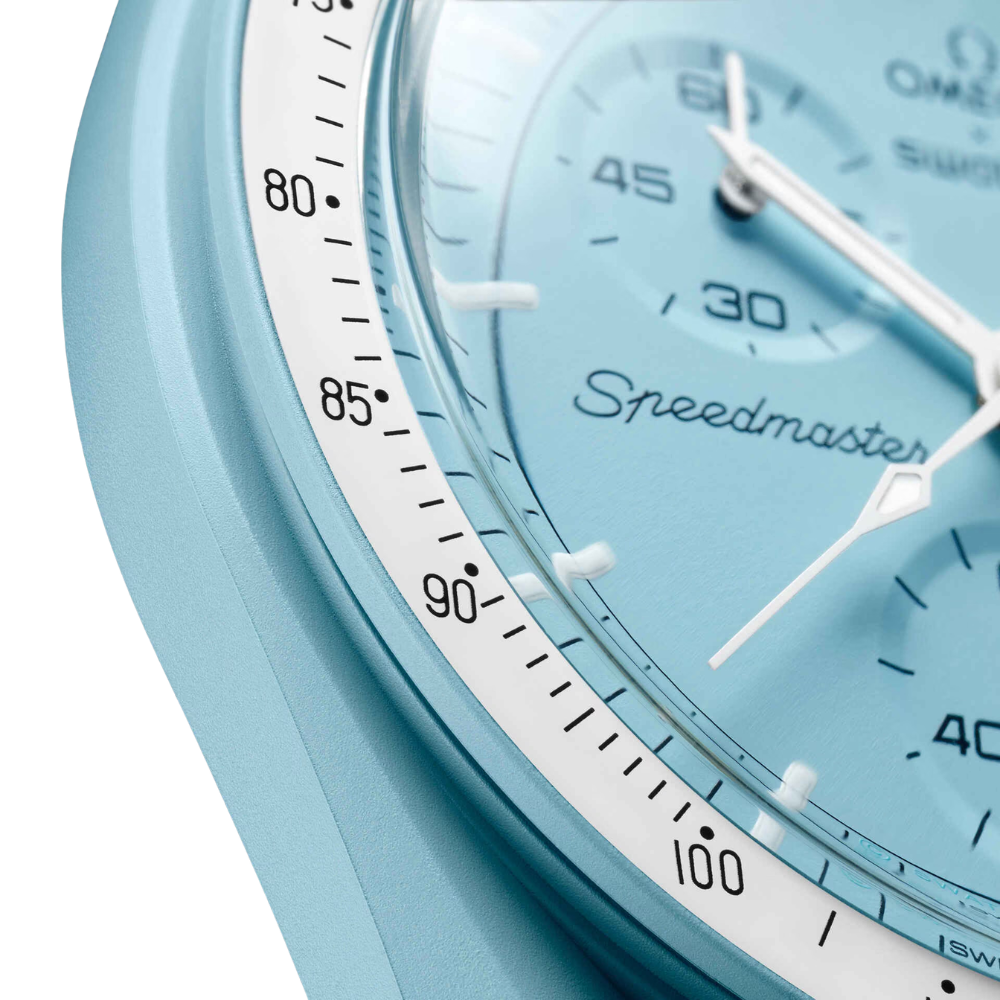OMEGA x Swatch MoonSwatch Uranus Light Blue Watch