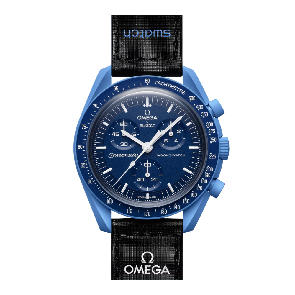 Swatch x Omega Bioceramic Moonswatch Mission to Neptune Moonshine Gold