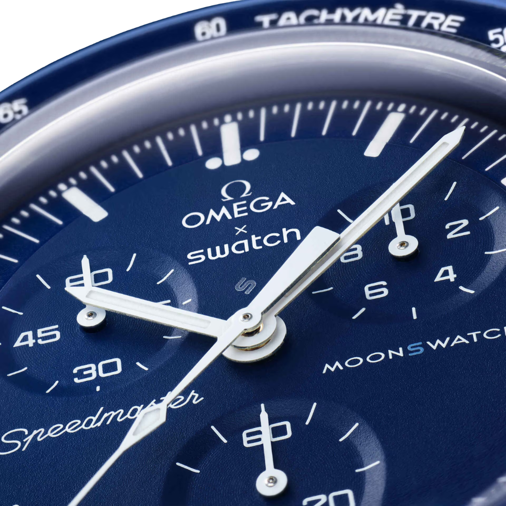 Swatch x Omega Bioceramic Moonswatch Mission to Neptune Moonshine Gold