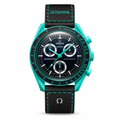 OMEGA x Swatch MoonSwatch Polar Lights Chronograph Watch