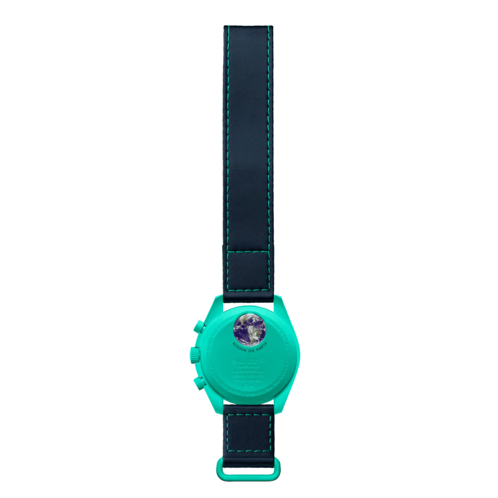 OMEGA x Swatch MoonSwatch Polar Lights Chronograph Watch