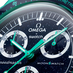 OMEGA x Swatch MoonSwatch Polar Lights Chronograph Watch