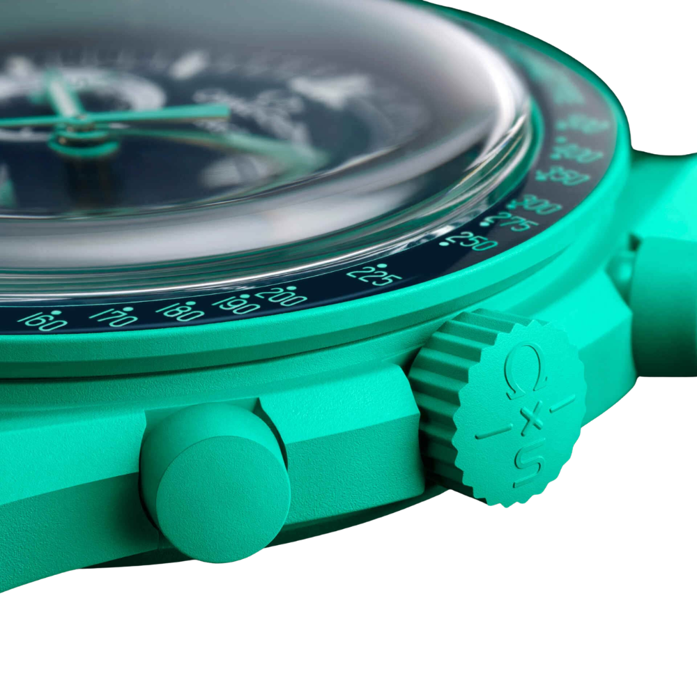 OMEGA x Swatch MoonSwatch Polar Lights Chronograph Watch