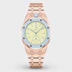 Premium Rosegold Watch Strap & Case for Swatch Royal Pop