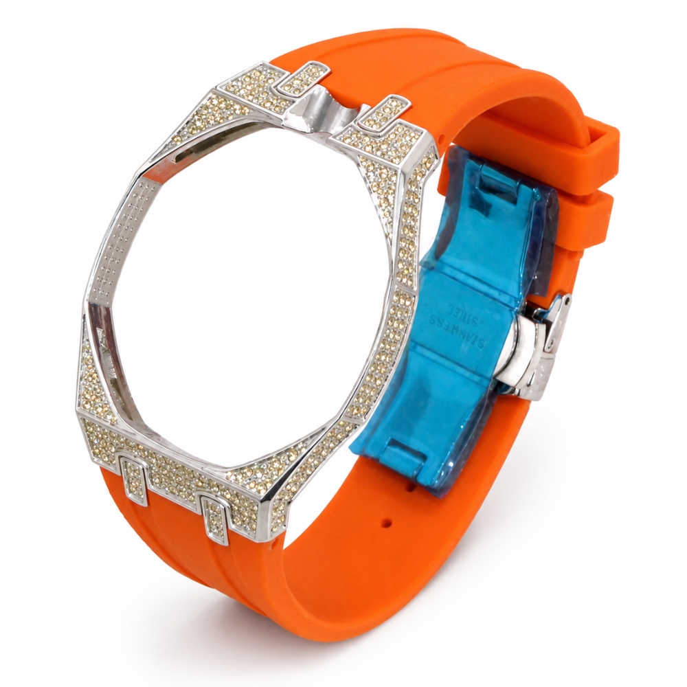 Premium Diamond Look Watch Conversion Kit for Swatch Royal Pop