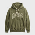State University 1968 Arch Logo Vintage Fleece Hoodie - Vintage Olive