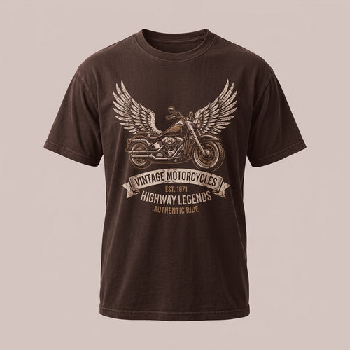 California Coastline Highway 1 Heritage Heavyweight T-Shirt - Washed Terracotta